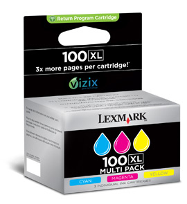 Náplně do tiskárny Lexmark Prestige Pro805, sada cartridge pro Lexmark modrá, červená, žlutá