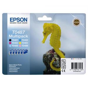 Náplně do tiskárny Epson Stylus Photo R200, sada černá, modrá, červená, žlutá, světle modrá, světle purpurová