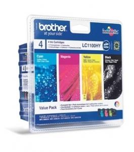 Náplně do tiskárny Brother DCP-395CN, sada cartridge černá, modrá, červená, žlutá