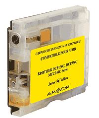 Náplně do tiskárny Brother DCP-353C, náhradní cartridge žlutá