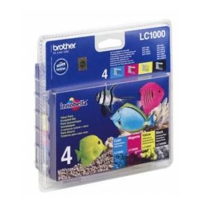 Náplně do tiskárny Brother DCP-353C, sada cartridge černá, modrá, červená, žlutá