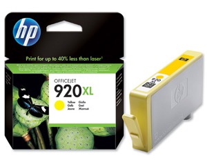 HP 920XL, HP CD974AE žlutá