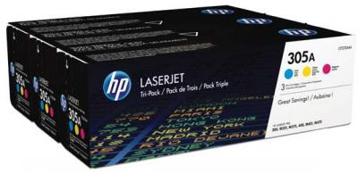 Náplně do tiskárny HP LaserJet Pro 400, sada originálních tonerů pro HP modrá, červená, žlutá